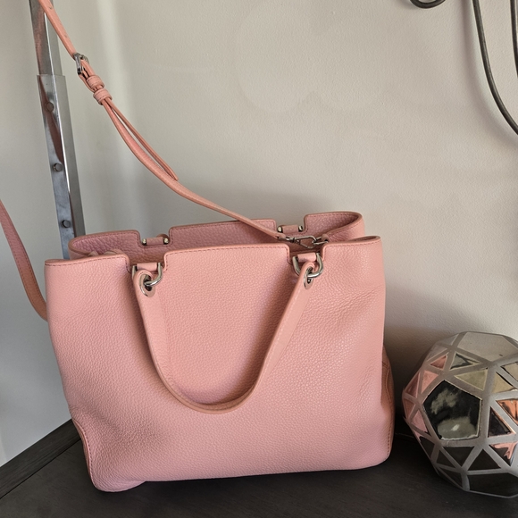Michael Kors Annabelle Pebbled Leather Shoulder Bag - Picture 1 of 14